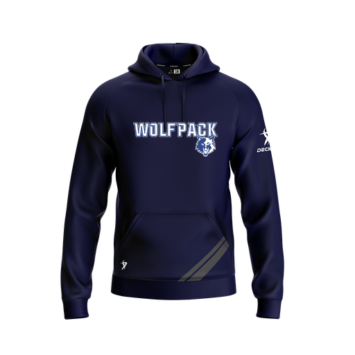 [FOLHSMNV-YXS-LOGO1] Decker Summit Hoodie (Youth XS, Navy, Logo 1)