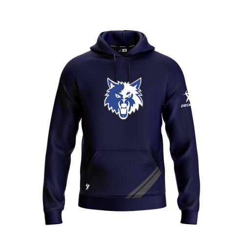 [FOLHSMNV-YXS-LOGO2] Decker Summit Hoodie (Youth XS, Navy, Logo 2)