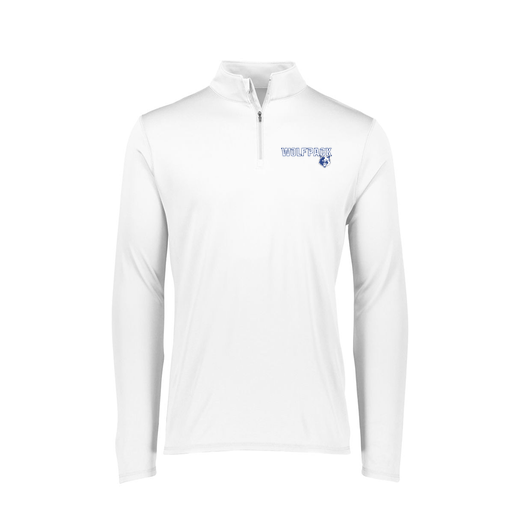 [FTLQFLWH-FAXS-LOGO1] Decker Women's Flex-Lite 1/4 Zip Shirt (Female Adult XS, White, Logo 1)