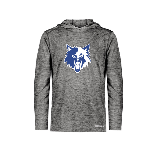 [FOLHCGBK-AS-LOGO2] Decker Men's Charge Hoodie (Adult S, Black, Logo 2)