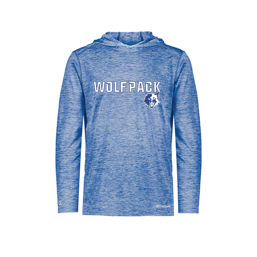 [FOLHCGRY-AS-LOGO1] Decker Men's Charge Hoodie (Adult S, Royal, Logo 1)