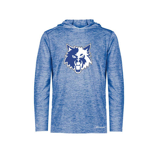 [FOLHCGRY-YS-LOGO2] Decker Youth Charge Hoodie (Youth S, Royal, Logo 2)